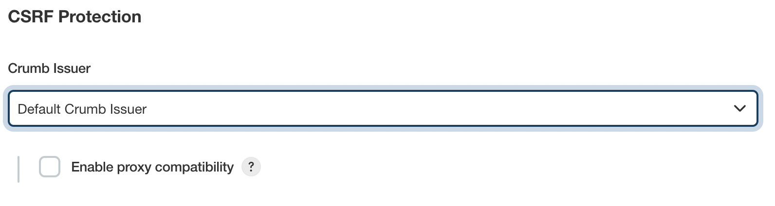 CSRF Protection in Configure Global Security